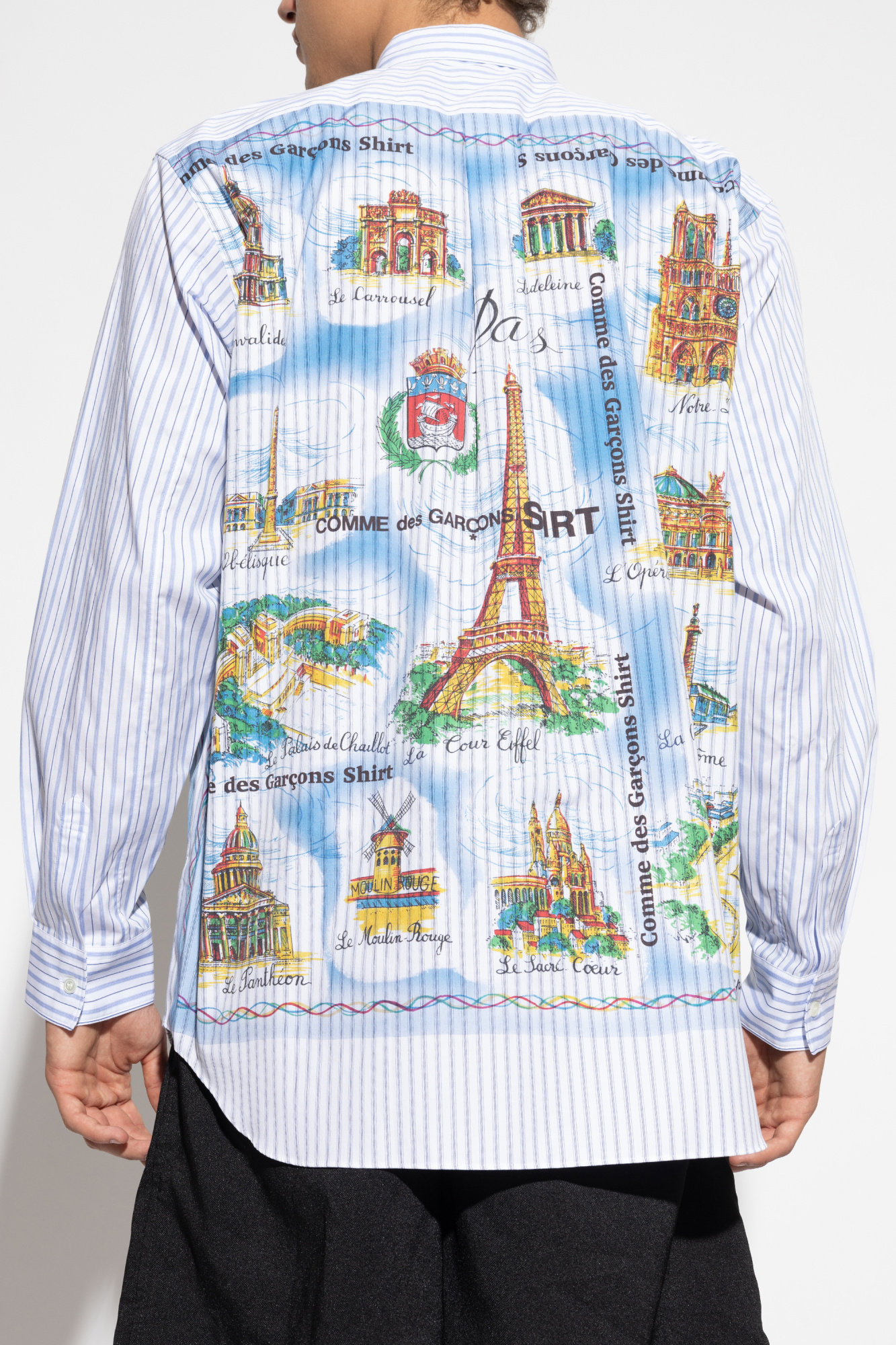 White Shirt with colourful print Comme des Garçons Shirt